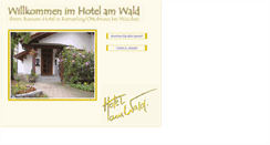 Desktop Screenshot of hotel-wallin.de